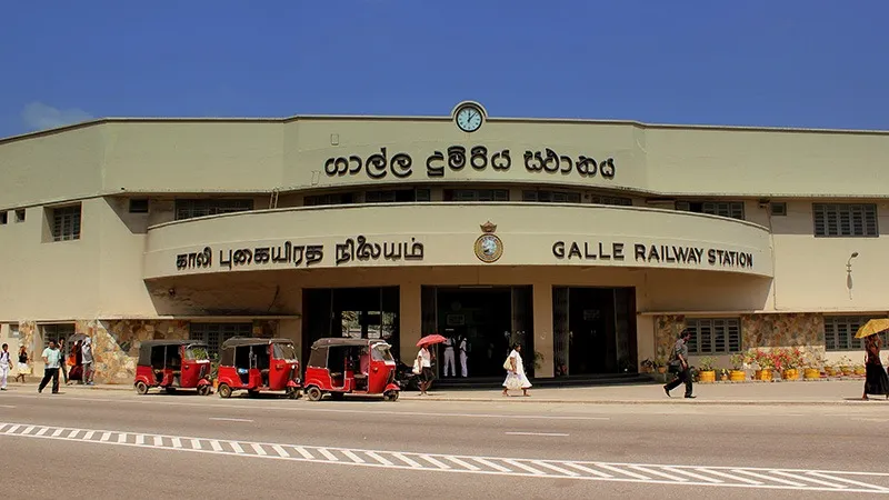 Galle Fort near the railway
